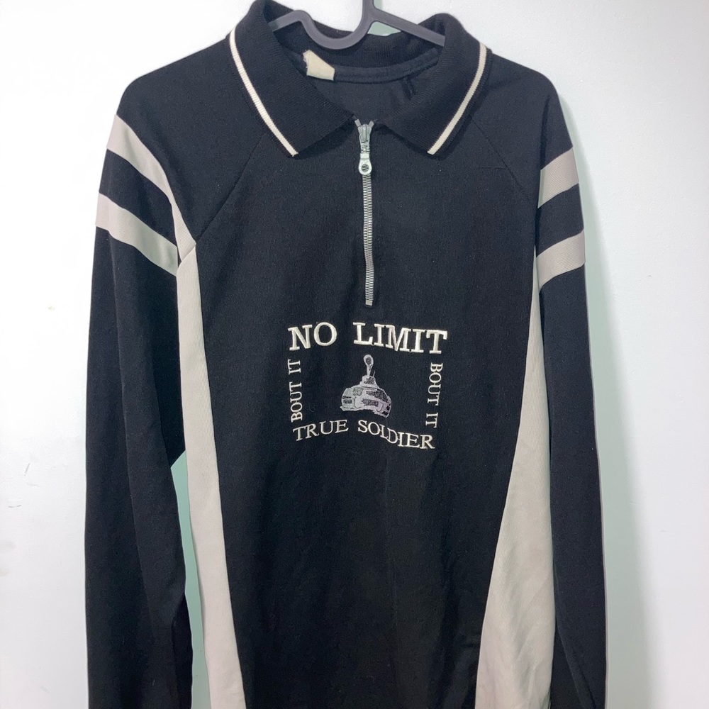 No limit records vintage bowling shirt